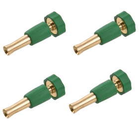 (4 pack) Gardener 4 in. Brass Twist Nozzle