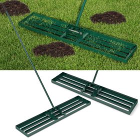 Lawn Leveling Rake 46 x 10 Inch Heavy Duty Lawn Level Tool for Soil